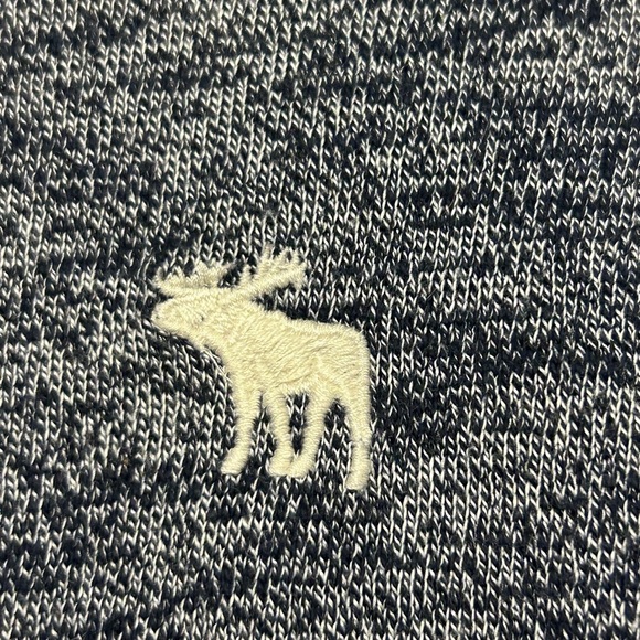 Clearance Men's Abercrombie & Fitch henley long sleeve shirt lot black grey L - Picture 4 of 5